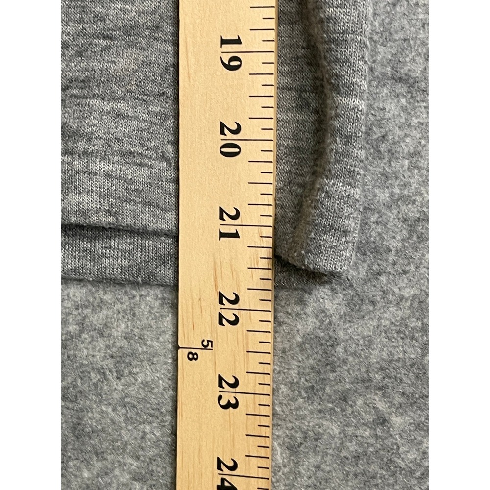 Banana Republic Womens Mock Neck 3/4 Sleeve Heathered Grey Knit Top Small - Picture 4 of 10